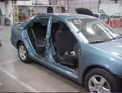 Prepping a vehicle for paint